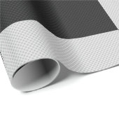 Sichtbare Schwarz-Weiß-Quadrate oder CUSTOM-FARBE Geschenkpapier (Rolleneckpunkt)