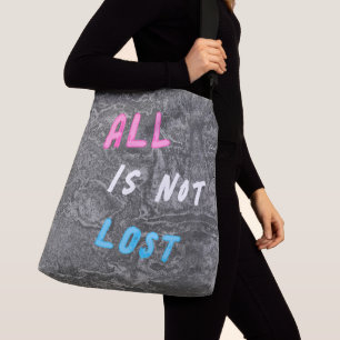 Sichtbarer Ally Hope Grunge-Tote Tragetaschen Mit Langen Trägern