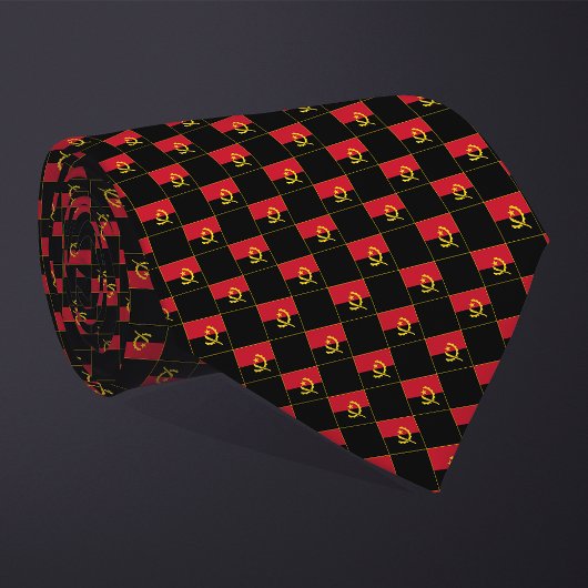 Sichtbares Angola-Muster Krawatte