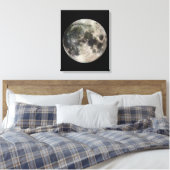 Sichtbares Bild des Mondes Leinwanddruck (Insitu (Schlafzimmer))