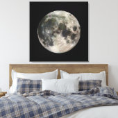 Sichtbares Bild des Mondes Leinwanddruck (Insitu (Schlafzimmer))