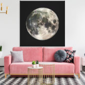 Sichtbares Bild des Mondes Leinwanddruck (Insitu (Wohnzimmer))