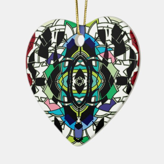 Sichtbares Design Keramikornament (Links)