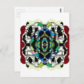 Sichtbares Design Postkarte (Vorne/Hinten)