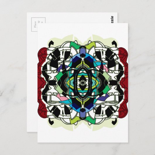 Sichtbares Design Postkarte (Vorne/Hinten)