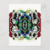 Sichtbares Design Postkarte (Vorderseite)