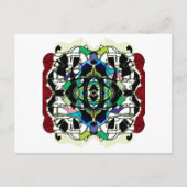 Sichtbares Design Postkarte (Vorderseite)