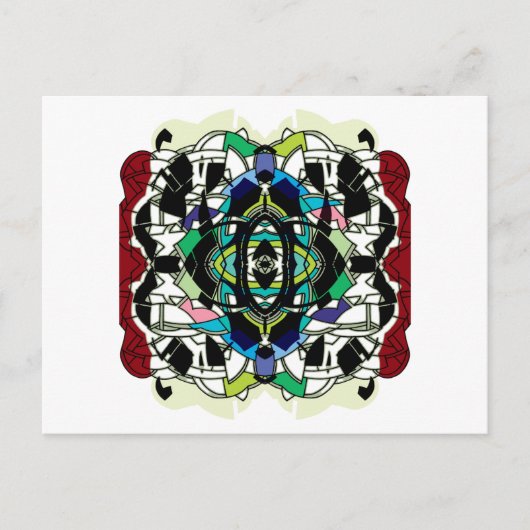 Sichtbares Design Postkarte (Vorderseite)