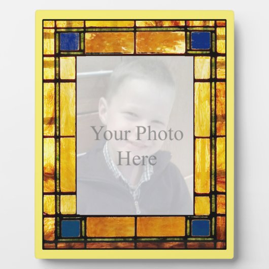 Sichtbares Foto-Display für festgeklemmtes Glas Fotoplatte (Vorderseite)