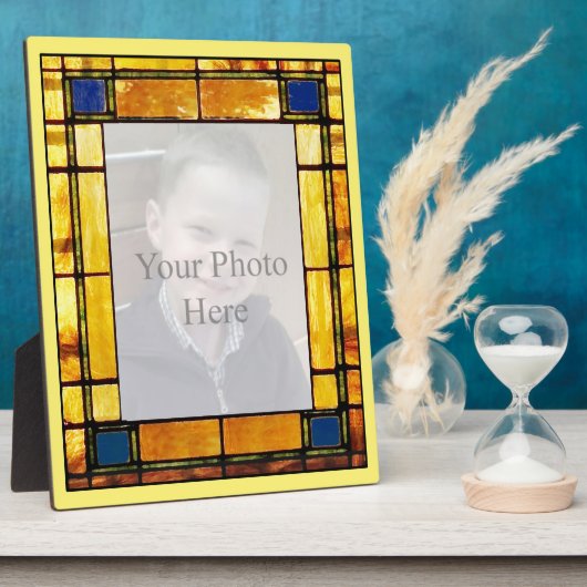 Sichtbares Foto-Display für festgeklemmtes Glas Fotoplatte (Seite)