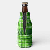 Sichtbares grünes Farbmuster Flaschenkühler (Flasche Rückseite)