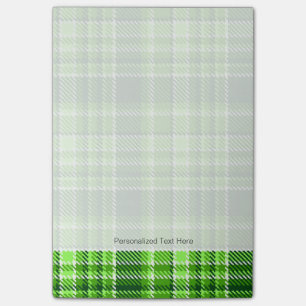 Sichtbares grünes Farbmuster Post-it Klebezettel