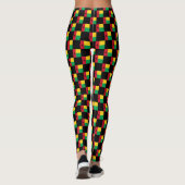 Sichtbares Guinea-Bissau-Flag-Muster Leggings (Rückseite)