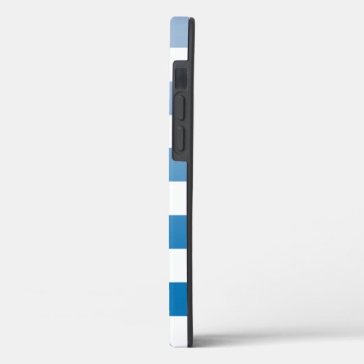 Sichtbares Licht in dunkelblaues Ombré-Muster Case-Mate iPhone Hülle (Rückseite / Links)