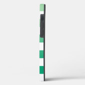 Sichtbares Licht in dunkelgrünes Ombré-Muster Case-Mate iPhone Hülle (Rückseite / Links)