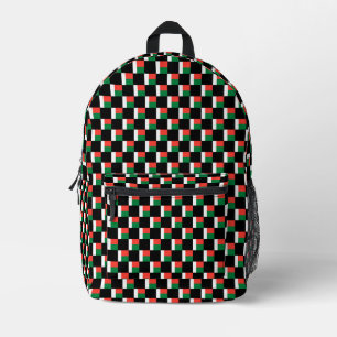 Sichtbares Madagaskar-Flag-Muster Bedruckter Rucksack