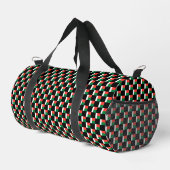 Sichtbares Madagaskar-Flag-Muster Duffle Bag (Rechte Ecke)