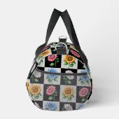 Sichtbares mehrfarbiges Blumendesign Duffle Bag (Rechts)