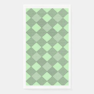 Sichtbares Muster 01 w Lgreen BG Serviette