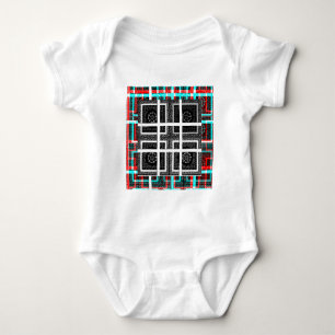 Sichtbares Muster - Art Print Baby Strampler