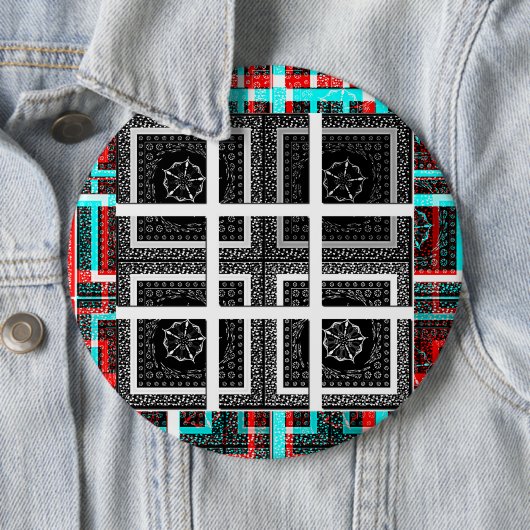 Sichtbares Muster - Art Print Button (Beispiel)