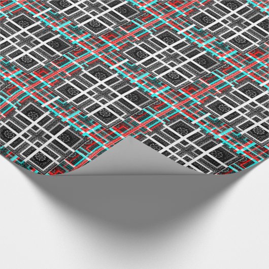 Sichtbares Muster - Art Print Geschenkpapier (Ecke)