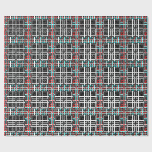 Sichtbares Muster - Art Print Geschenkpapier (Flach)