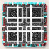 Sichtbares Muster - Art Print Getränkeuntersetzer (Vorderseite)