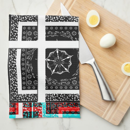 Sichtbares Muster - Art Print Handtuch (Viertel Falte)