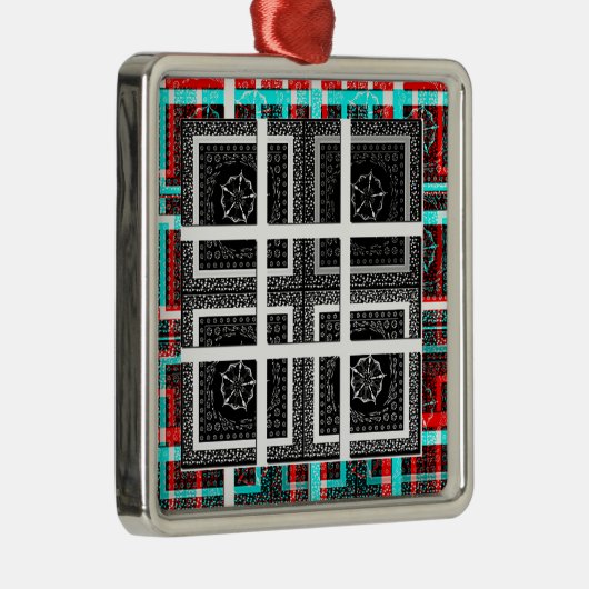 Sichtbares Muster - Art Print Ornament Aus Metall (Rechts)