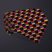 Sichtbares Muster der armenischen Flagge Krawatte