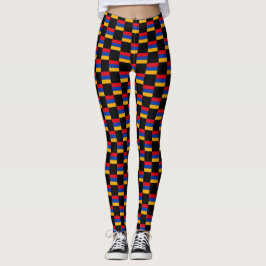 Sichtbares Muster der armenischen Flagge Leggings