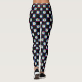 Sichtbares Muster der Belize-Flagge Leggings (Rückseite)