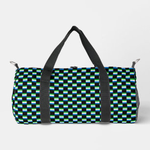 Sichtbares Muster für die Flagge Sierra Leones Duffle Bag