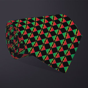 Sichtbares Muster für St. Kitts und Nevis-Flag Krawatte