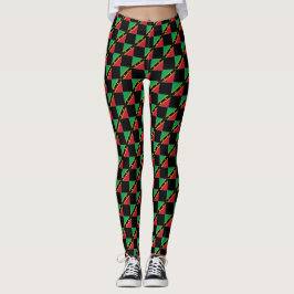 Sichtbares Muster für St. Kitts und Nevis-Flag Leggings
