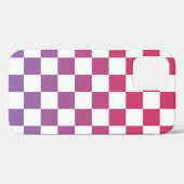 Sichtbares rosa bis Lila Ombré-Muster Case-Mate iPhone Hülle (Rückseite (Horizontal))