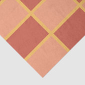 Sichtbares rosa kariertes Muster Seidenpapier (Detail)