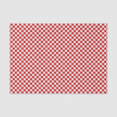 Sichtbares Rot-Weiß-Gewebe Seidenpapier (Vorderseite)