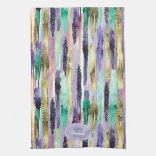 Sichtbares vertikales Pinselmuster (1) Geschirrtuch