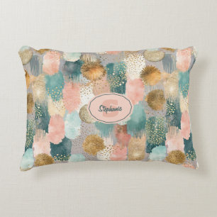 Sichtbares vertikales Pinselmuster (2) Dekokissen