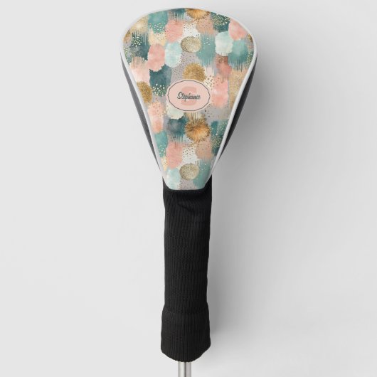 Sichtbares vertikales Pinselmuster (2) Golf Headcover (Vorderseite)