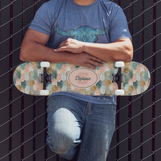Sichtbares vertikales Pinselmuster (2) Skateboard (Außenbereich 3)