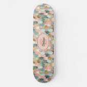 Sichtbares vertikales Pinselmuster (2) Skateboard (Vorderseite)