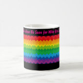 „Sichtbarkeit“ – Ein abstraktes Pride-Muster #1 Kaffeetasse (Mittel)
