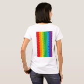 „Sichtbarkeit“ – Ein abstraktes Pride-Muster #1 T-Shirt (Schwarz voll)