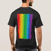 „Sichtbarkeit“ – Ein abstraktes Pride-Muster #1 T-Shirt (Rückseite)