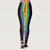 „Sichtbarkeit“ – Ein abstraktes Pride-Muster #2 Leggings (Rückseite)