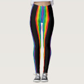 „Sichtbarkeit“ – Ein abstraktes Pride-Muster #2 Leggings (Vorderseite)