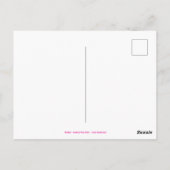 „Sichtbarkeit“ – Ein abstraktes Pride-Muster Postkarte (Rückseite)